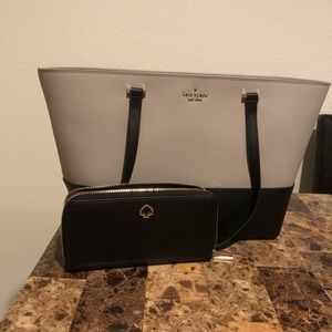 Kate Spade purse + wallet combo